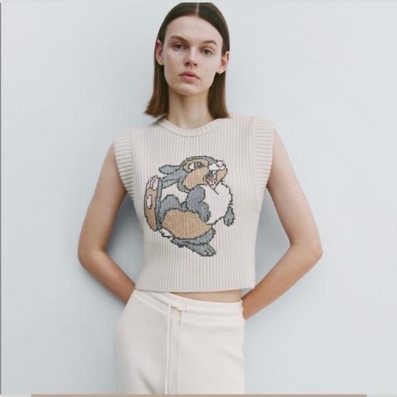 Zara Disney Knit Sweater Vest - Picture 3 of 3